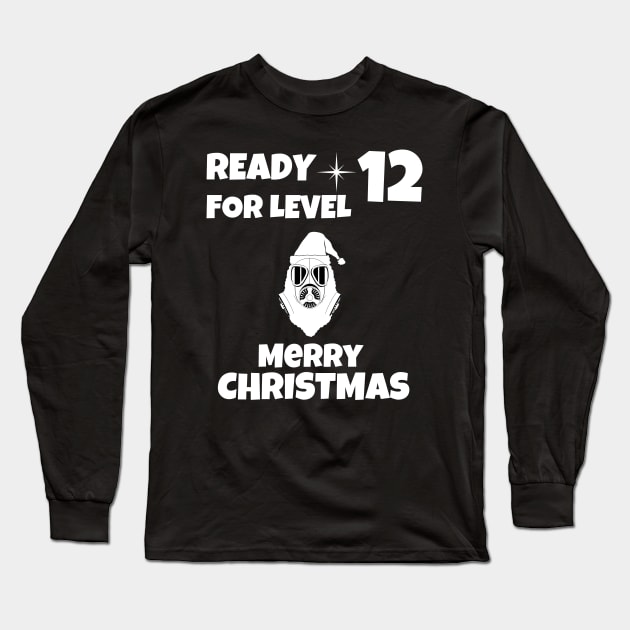 Quarantined Christmas level 12 White Long Sleeve T-Shirt by NickDsigns